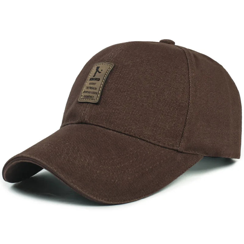 Structured Baseball Caps for Women Men Solid Snapback Label Stick Sunhat Outdoor Breathable Hip Hop Baseball Hat Trucker Dad Cap