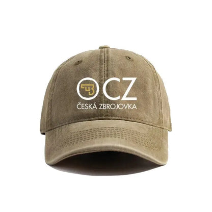 2025 Ceska Zbrojovka Baseball Caps Distressed Hats CZ Firearms Cap Men Women Retro Outdoor Summer Adjustable Hats Fashion