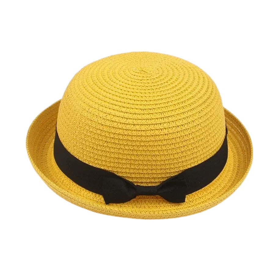 Korean Summer Men's and Women's Top Hats Straw Hats Sunshade Sunscreen Hats Beach Vacation Travel Hat