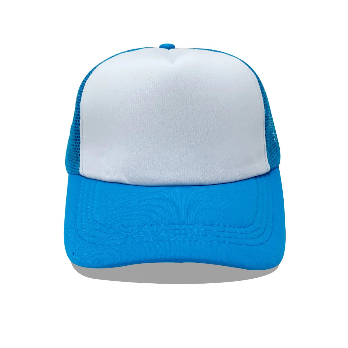 1 Piece Summer Trucker Hat Men Women Net Polyester Baseball Cap Blank Mesh Dad Hats Adjustable Sun Hat Visor