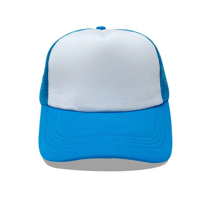 1 Piece Summer Trucker Hat Men Women Net Polyester Baseball Cap Blank Mesh Dad Hats Adjustable Sun Hat Visor