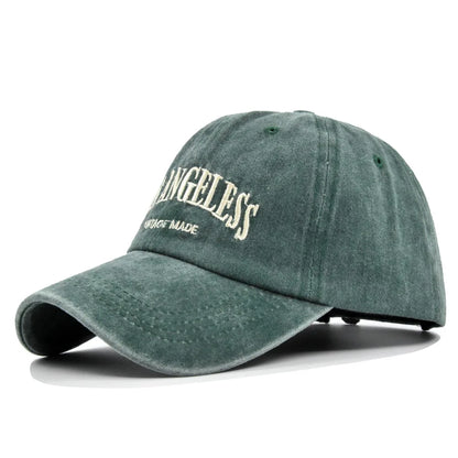 1/6PCS/Set Embroidered Baseball Cap For Women Men New Spring Summer Sunhat Retro Washable Sport Snapback Cap Hip Hop Fishing Hat