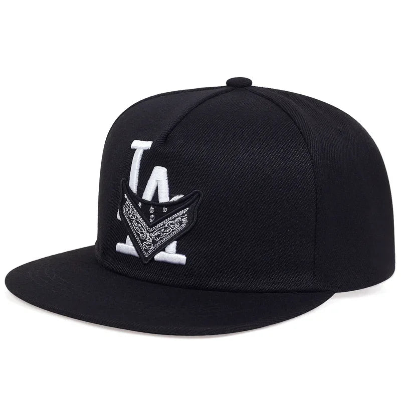 Unisex Los Angeles Embroidery Baseball Hats Spring Autumn Outdoor Adjustable Casual Hip-hop Trucker Caps Sunscreen Hat