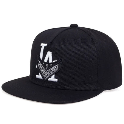 Unisex Los Angeles Embroidery Baseball Hats Spring Autumn Outdoor Adjustable Casual Hip-hop Trucker Caps Sunscreen Hat