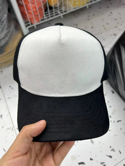 Unisex 5 Panel Suede Mesh Baseballl Cap Four Season Men Women Blank Snapback Caps Dad Hats Outdoor Sport Sun Gorras