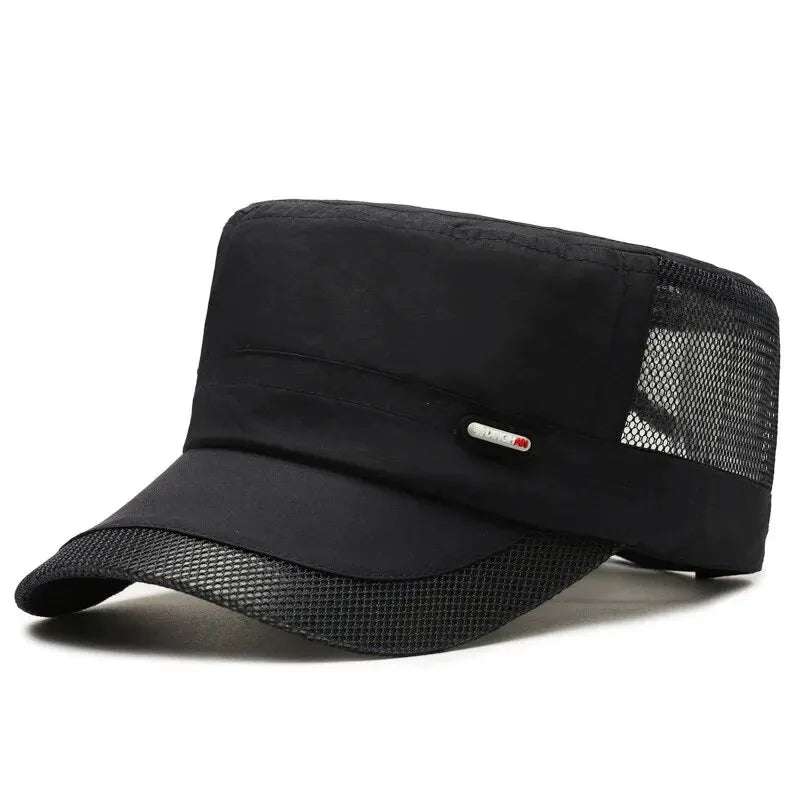 Men’s Quick Dry Mesh Baseball Cap Breathable Outdoor Sports Sun Visor Hat
