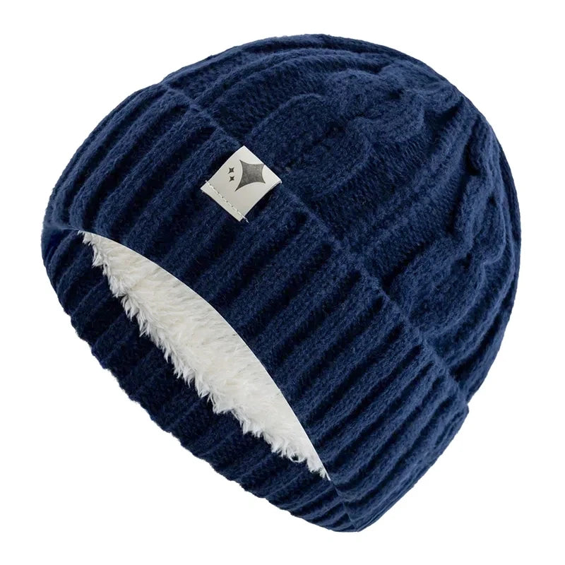 New Unisex Warm Winter Hats Fashion Streetwear Beanie For Women Couple Outdoor Winter Knitted Hat
