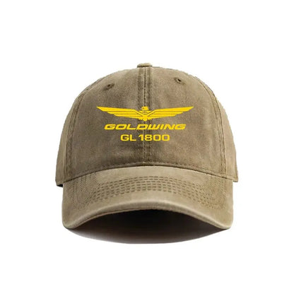 2025 Goldwing GL1800 Baseball Cap Distressed Hats Cap Men Retro Outdoor Summer Adjustable Hat Casual and Versatile