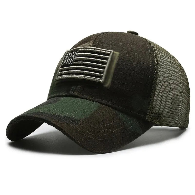 Unisex Mesh Baseball Cap Breathable Summer Outdoor Sunscreen Embroidered Hat