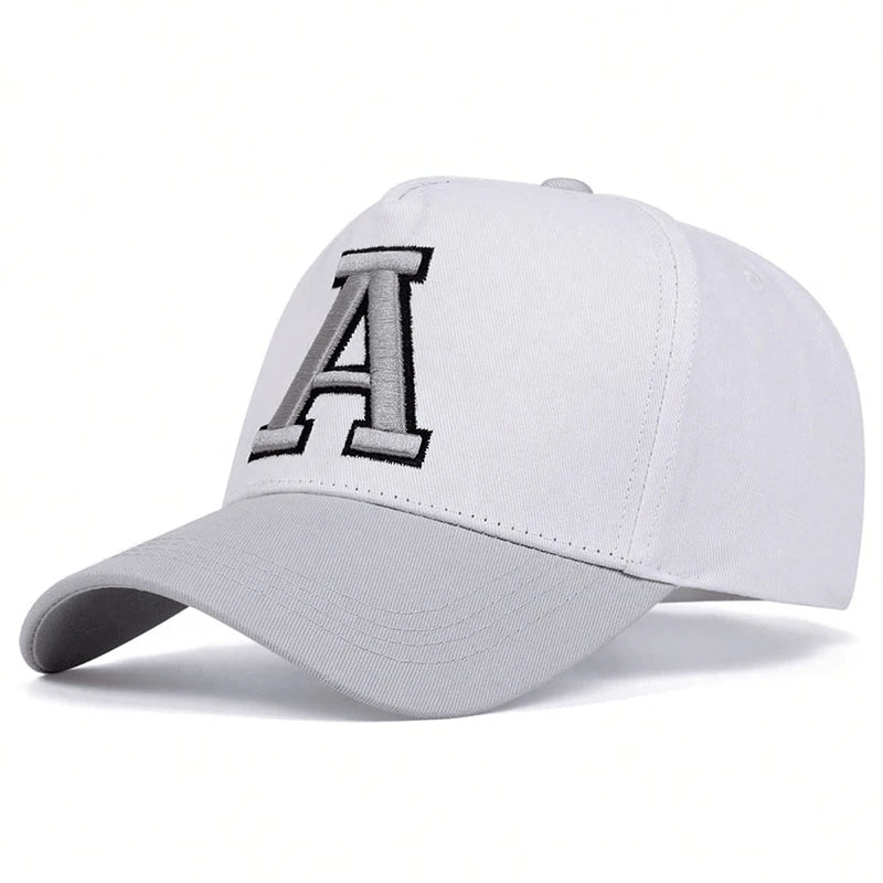 Unisex Stereoscopic A Letter Embroidery Baseball Caps Spring and Autumn Outdoor Adjustable Casual Hats Sunscreen Hat