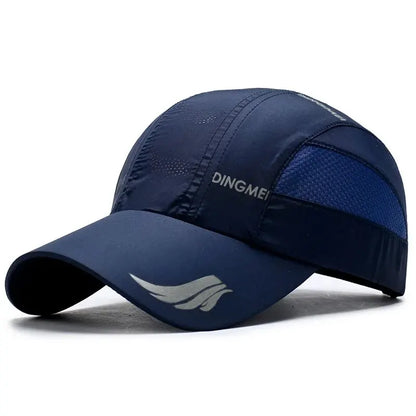 Men’s Quick Dry Mesh Baseball Cap Breathable Outdoor Sports Sun Protection Hat