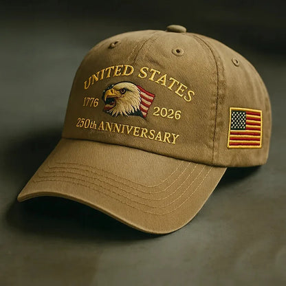 Vintage Eagle Embroidery Baseball Cap - Stylish and Versatile Outdoor Sun Hat with Visor