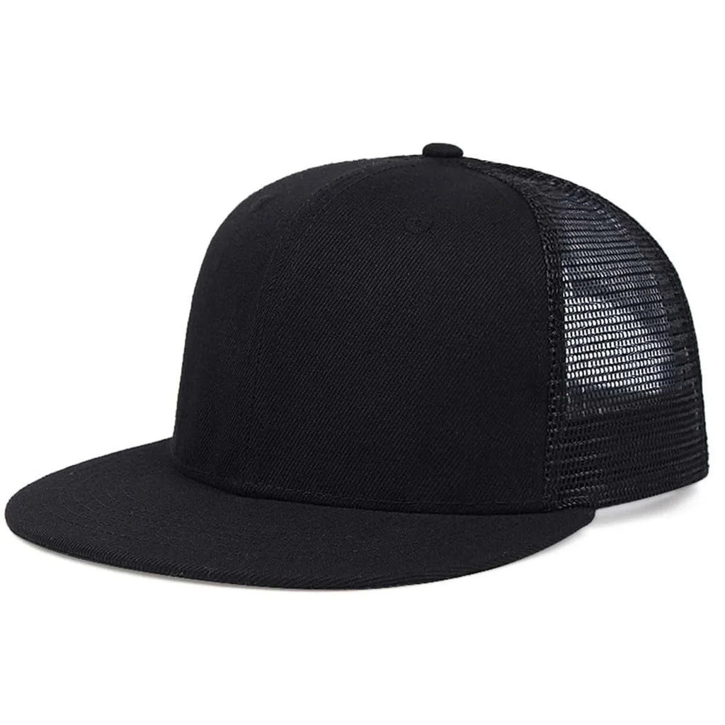 Unisex Solid Color Splicing Baseball Hats Spring Autumn Outdoor Adjustable Casual Hip-hop Trucker Caps Sunscreen Hat