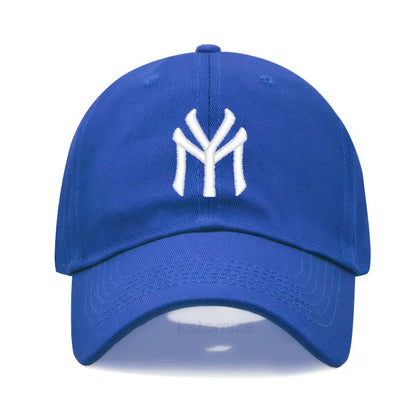 Letter MY Embroidery Baseball Cap Women Men Adjustable Soft Washed Cotton Sports Dad Hat  Spring Summer Protection Sun Hats