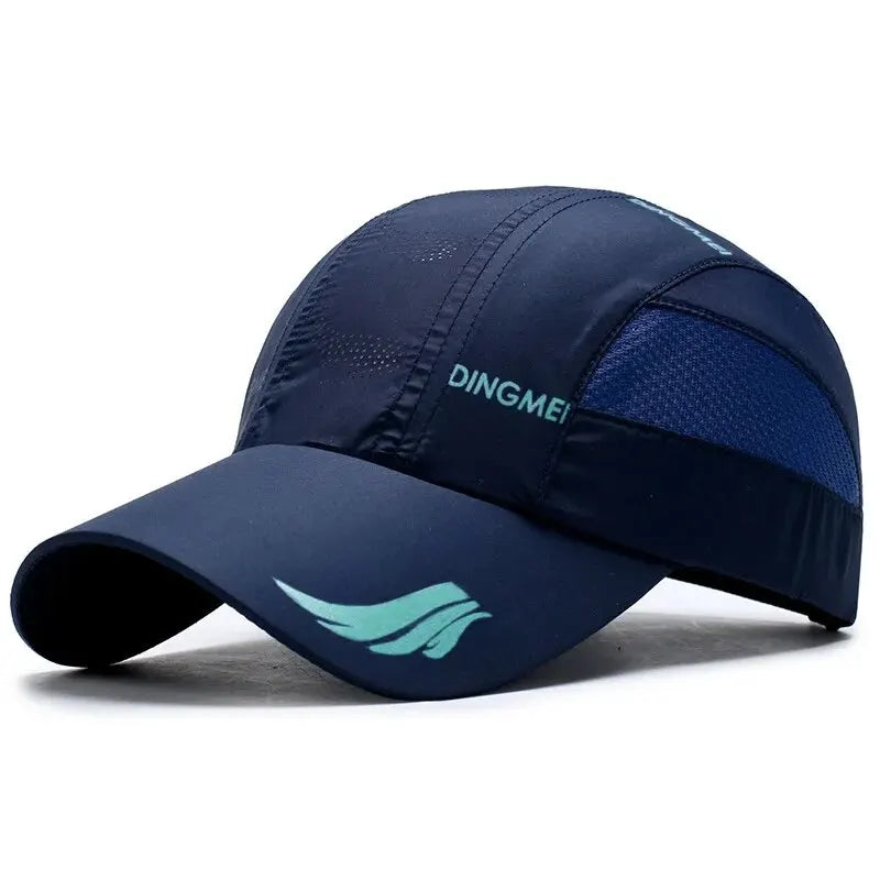 Men’s Quick-Dry Mesh Baseball Cap – Breathable Outdoor Sports Sun Hat