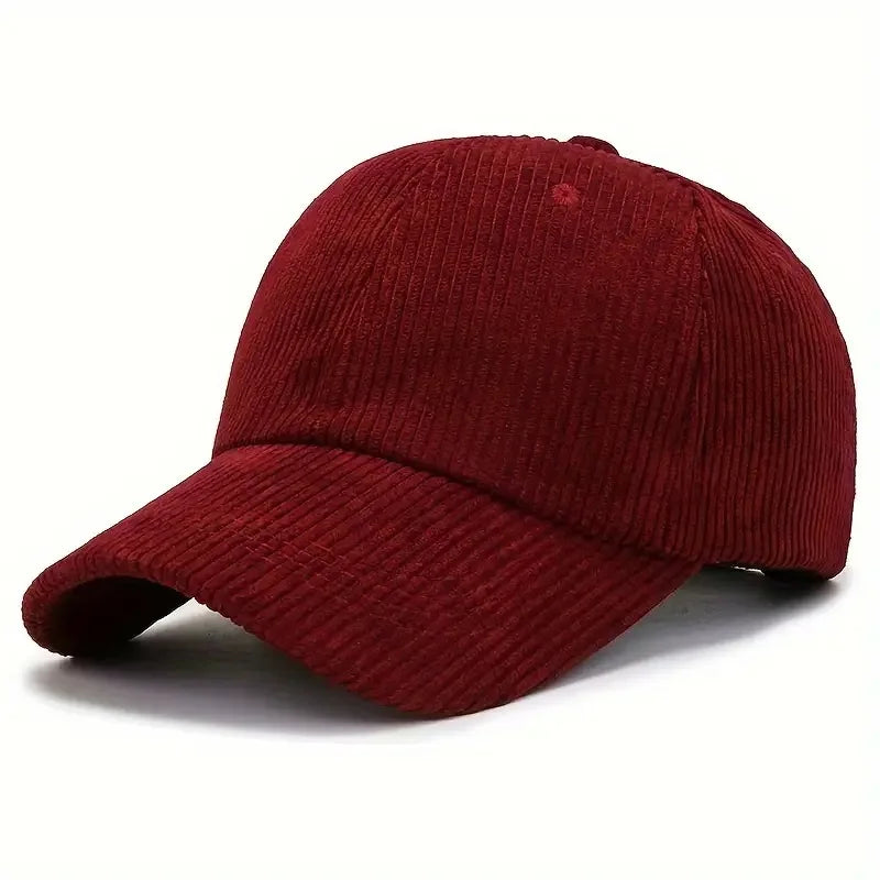 Corduroy Hat, Strapback Cap, SnapBack Hat, Baseball Hat, Solid Colour Summer Hat, Beach Unisex Hats For Men Women, Dad Hats, Vin