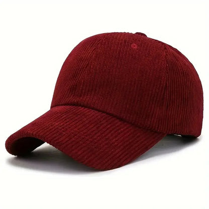 Corduroy Hat, Strapback Cap, SnapBack Hat, Baseball Hat, Solid Colour Summer Hat, Beach Unisex Hats For Men Women, Dad Hats, Vin