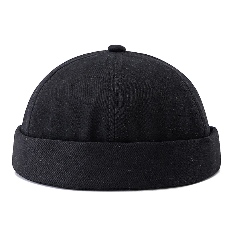 Hot Sale Unisex Solid Color Landlord Hats Men Women Street Hip-hop Hats Fashion Dome Hat Caps