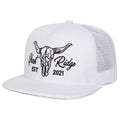 Unisex Ox Head Letter Embroidery Hip-hop Net Hats Spring Summer Outdoor Adjustable Casual Baseball Caps Sunscreen Hat