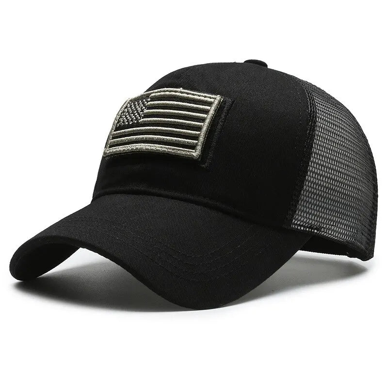 Unisex Mesh Baseball Cap – Breathable Embroidered Summer Outdoor Sun Hat
