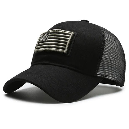 Unisex Mesh Baseball Cap – Breathable Embroidered Summer Outdoor Sun Hat