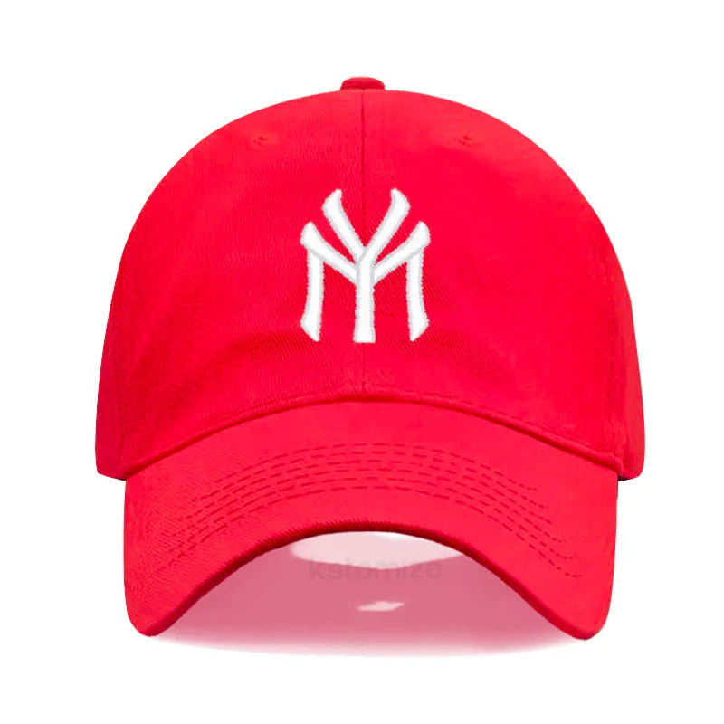 Letter MY Embroidery Baseball Cap Women Men Adjustable Soft Washed Cotton Sports Dad Hat  Spring Summer Protection Sun Hats