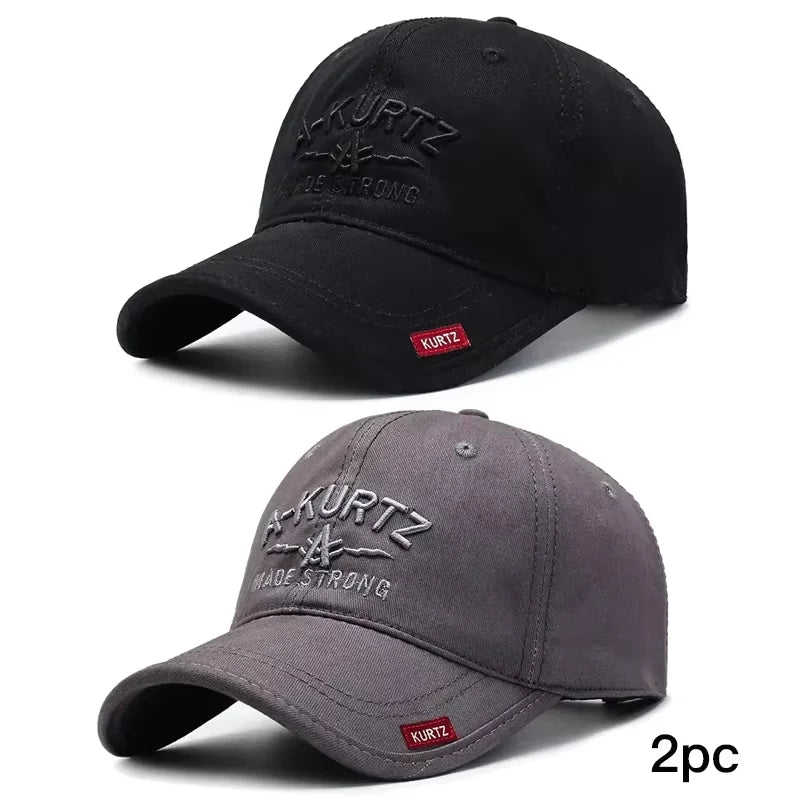 Unisex Korean Style Baseball Cap Embroidered Casual Outdoor Sun Hat