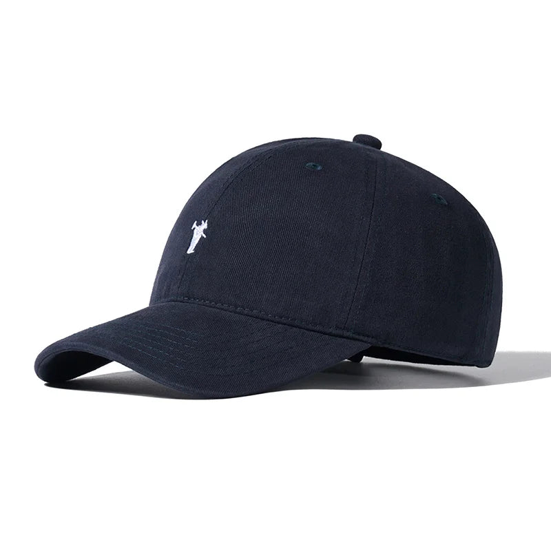 Unisex Cotton Baseball Cap – Simple Farmer Embroidery Casual Adjustable Sun Hat