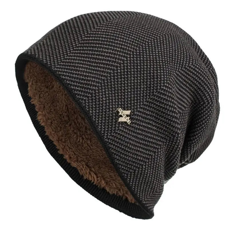 New Unisex Warm Winter Hat Fashion Men & Women Thick Knitted Hat Outdoor Sports Ski Beanie Hats