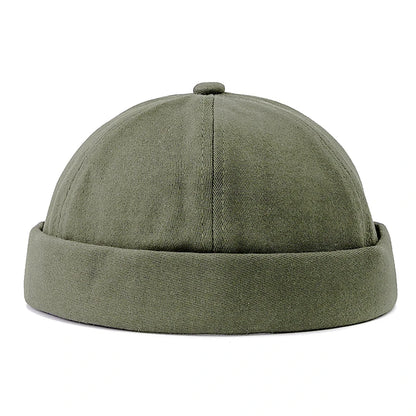 Hot Sale Unisex Solid Color Landlord Hats Men Women Street Hip-hop Hats Fashion Dome Hat Caps