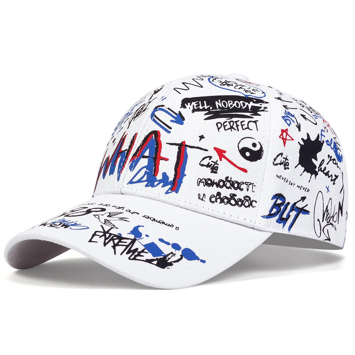 Hip Hop Baseball cap Letter Printing Dad Hat Men Women Cotton Tactical Hat Outdoor Travel Sun Hat Sports Leisure Golf Hat