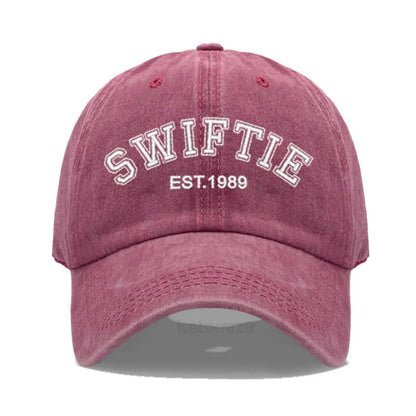 SWIFTIE 1989 Embroidery Baseball Cap for Men Women Unisex Washed Cotton Dad Hat Sun Hat Gift Fans Outdoor Sports Dropshipping