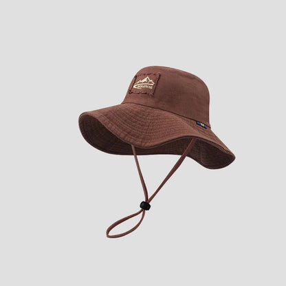 Unisex Wide Brim Bucket Hat – UV Protection Outdoor Fishing Hiking Safari Sun Hat