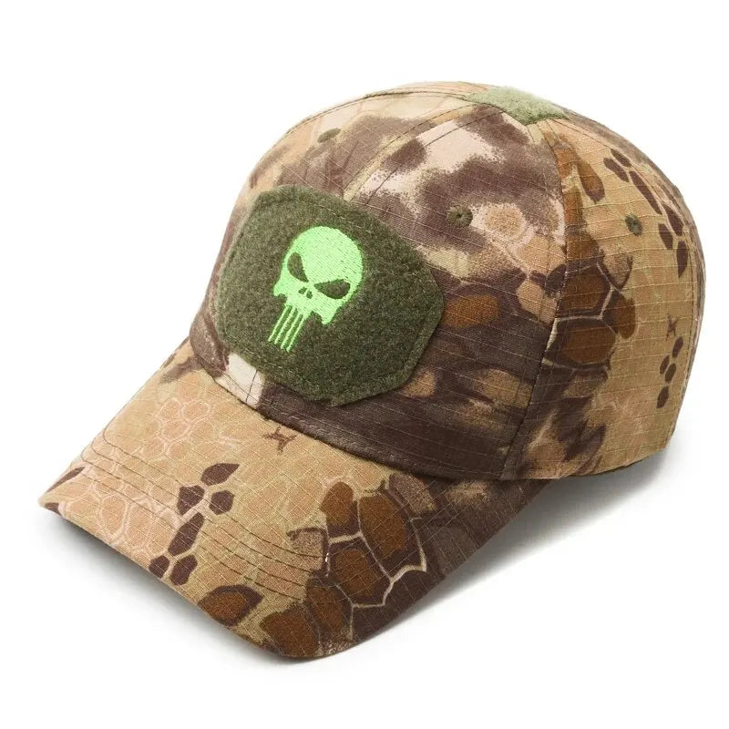 Men’s Camo Baseball Cap – Korean Style Outdoor Sun Hat for Spring & Autumn