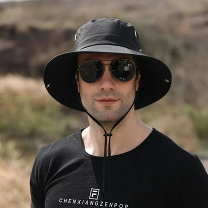 Waterproof Bucket Hat – UV Protection Breathable Outdoor Cap for Men & Women