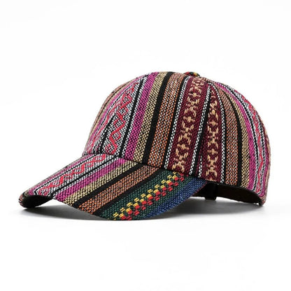 Spring Summer Boho Baseball Cap For Men Women Adjustable Tribal Print Sun Hat Street Sport Hiphop Outdoor Trucker Snapback Visor
