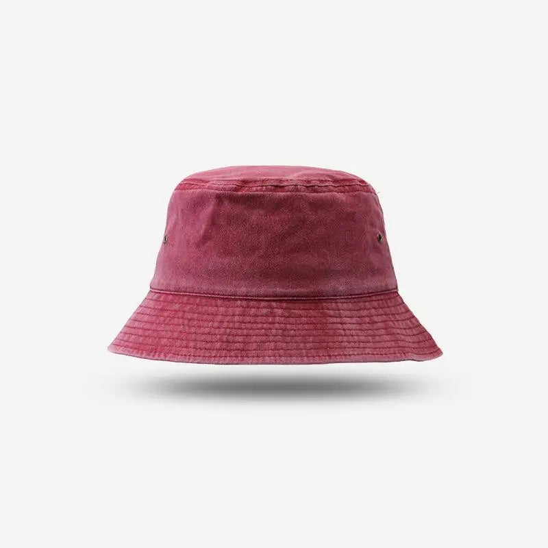 COKK Bucket Hat Women Summer Autumn Washed Cotton Breathable Fisherman Cap Solid Color Sunscreen Sunshade Casual Cap Gorro Retro