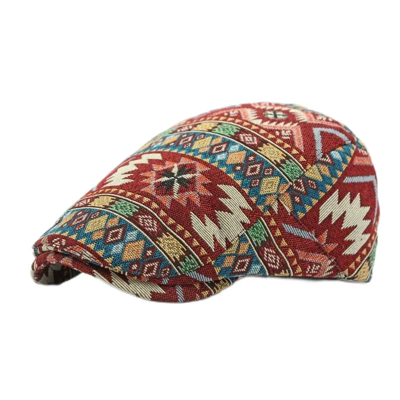Spring Summer Dopamine Plaid Beret Duck Tongue Forward Hat British Style Visor Summer Hats for Women Men Sun Hats Dad's Hat Gift