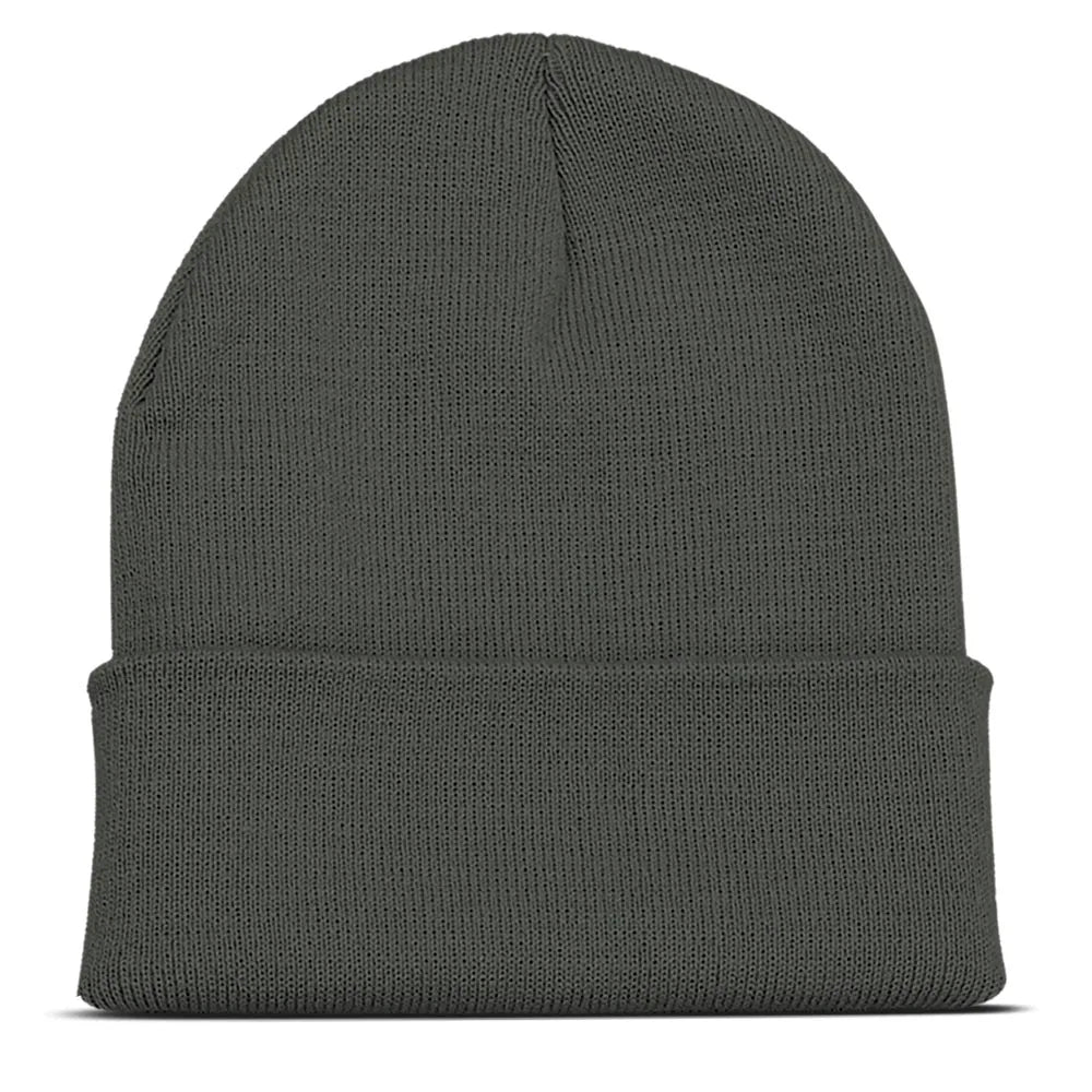 Personalized Custom Beanies Hats with Embroidery Text Logo for Men Women Warm Winter Knitted Cuff Beanie Cap Dropshipping