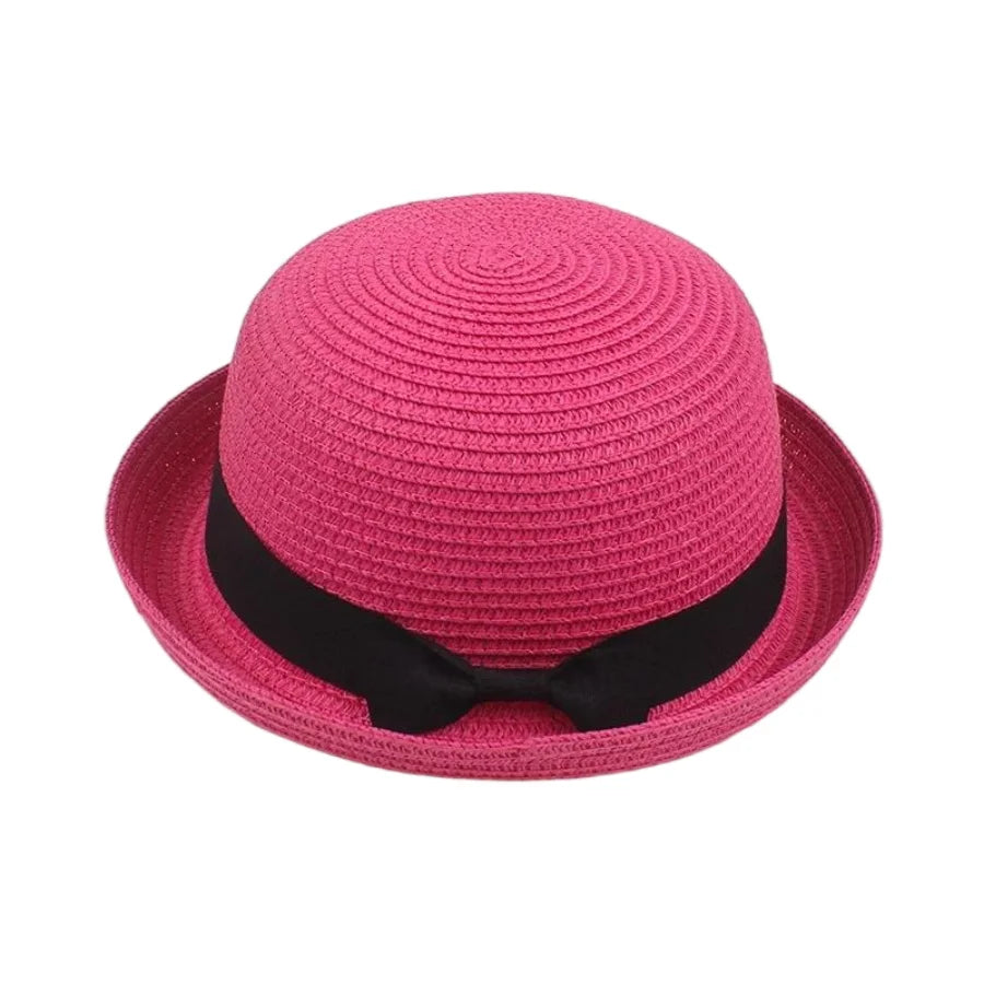 Korean Summer Men's and Women's Top Hats Straw Hats Sunshade Sunscreen Hats Beach Vacation Travel Hat
