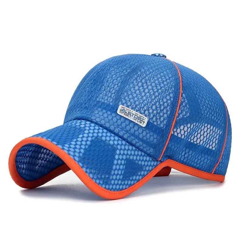 Kids Mesh Baseball Cap – Breathable Summer Sun Hat for Boys & Girls Outdoor Sports