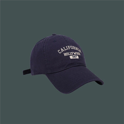 Unisex Retro Letter Embroidery Baseball Cap – Cotton Snapback Sport Visor Streetwear Hip Hop Hat