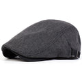 Men Retro Herringbone Grid Newsboy Caps British Painters Hats Spring and Autumn Adjustable Flat Cap Hip Hop Berets
