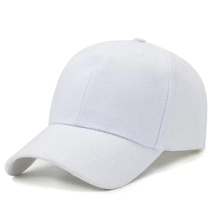 Unisex Solid Color Baseball Cap Casual Sunshade Sunscreen Outdoor Adjustable Hat