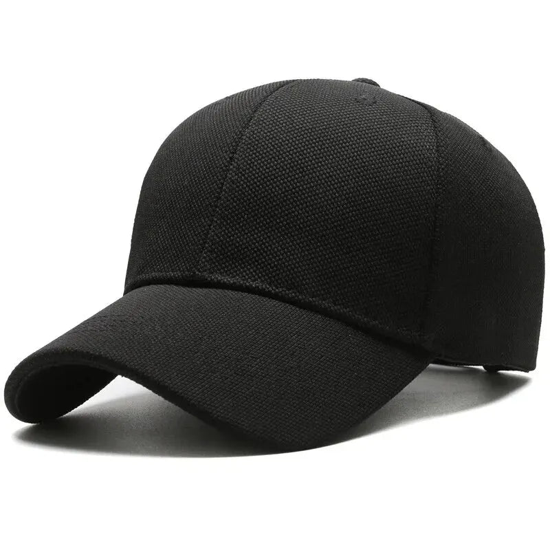 Pineapple Cloth Simple Baseball Cap Men's Casual Fashionable Sunshade Hat Women's Duckbill Cap Large Head Cover