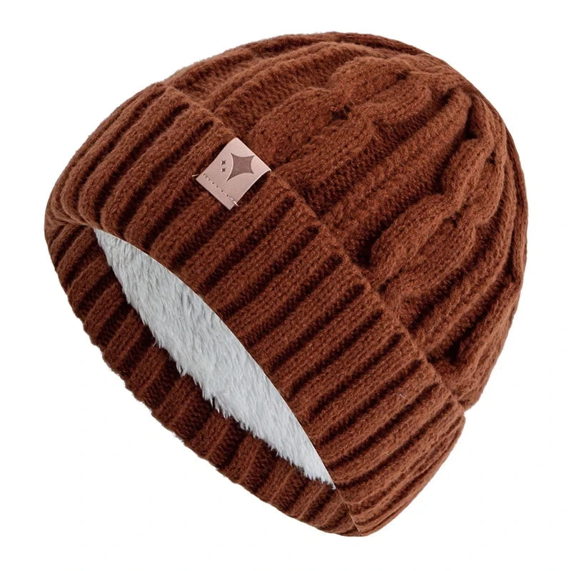 New Unisex Warm Winter Hats Fashion Streetwear Beanie For Women Couple Outdoor Winter Knitted Hat