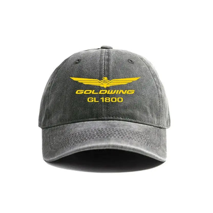 2025 Goldwing GL1800 Baseball Cap Distressed Hats Cap Men Retro Outdoor Summer Adjustable Hat Casual and Versatile