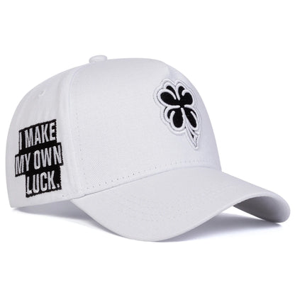Unisex Clover Embroidery Baseball Net Caps Spring and Summer Outdoor Adjustable Casual Hats Sunscreen Hat