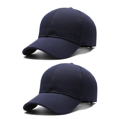 Unisex Minimalist Baseball Cap Large Size Breathable Casual Visor Hat