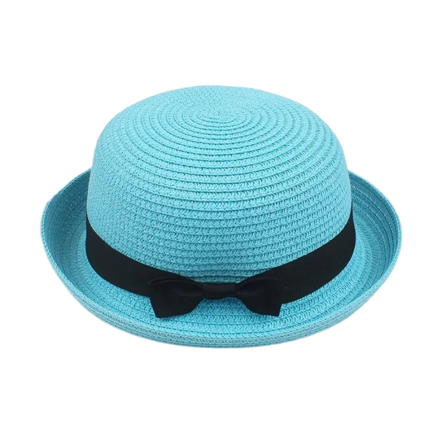 Korean Summer Men's and Women's Top Hats Straw Hats Sunshade Sunscreen Hats Beach Vacation Travel Hat
